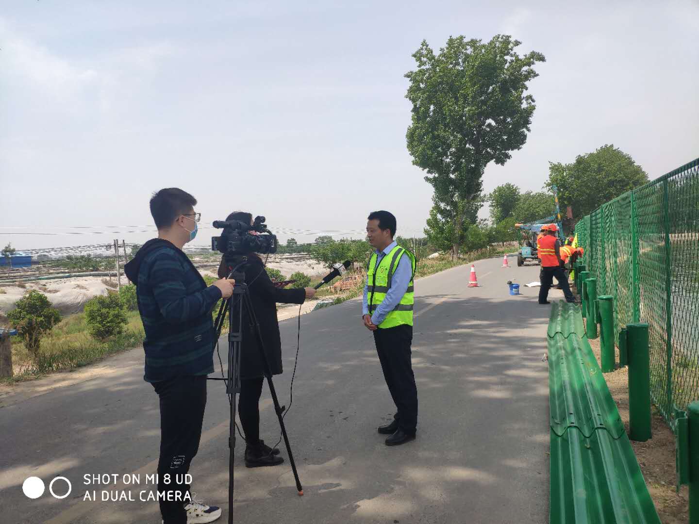 咸陽(yáng)電視臺采訪(fǎng)西安藝達交通設施設備有限公司